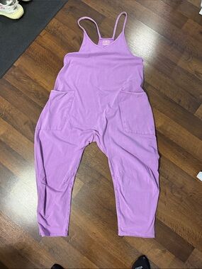 FP Movement by Free People Lavender Stretch Jumpsuit Romper